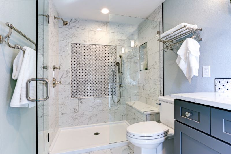 Large Format Tile in Shower